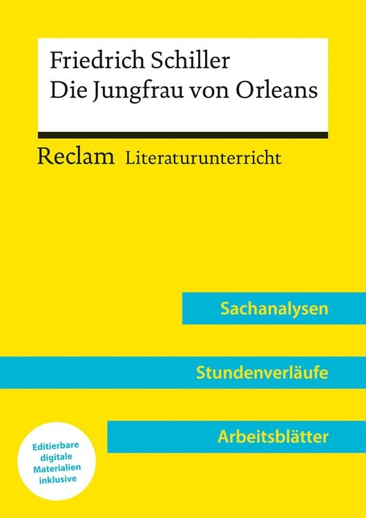 Bild vom Artikel Friedrich Schiller: Die Jungfrau von Orleans (Lehrerband) | Mit Downloadpaket (Unterrichtsmaterialien) vom Autor Martin Neubauer