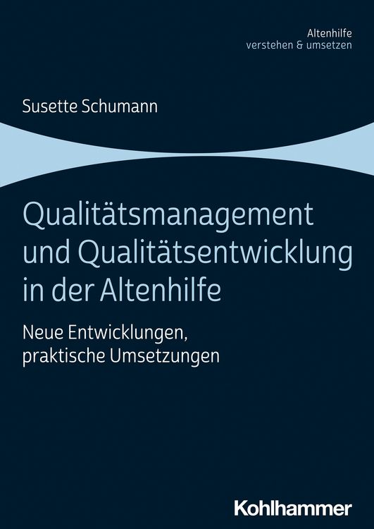 Produktbild: Qualitätsmanagement und Qualitätsentwicklung in der Altenhilfe