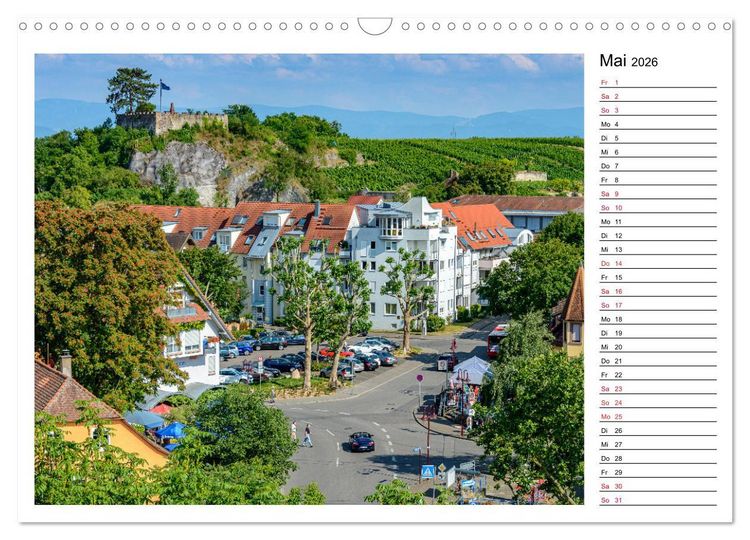 Produktbild: Europastadt Breisach am Rhein (Wandkalender 2026 DIN A3 quer), CALVENDO Monatskalender