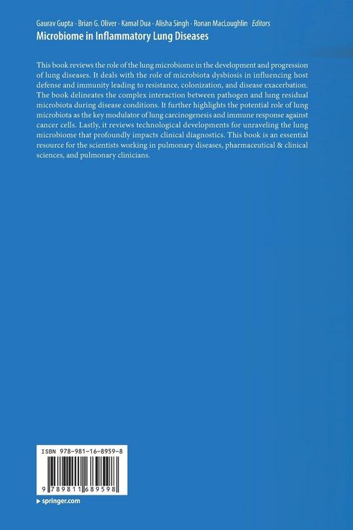 Produktbild: Microbiome in Inflammatory Lung Diseases