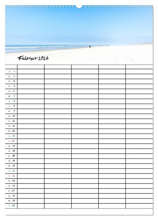 Produktbild: JUIST - DIE NORDSEEINSEL (hochwertiger Premium Wandkalender 2026 DIN A2 hoch), Kunstdruck in Hochglanz