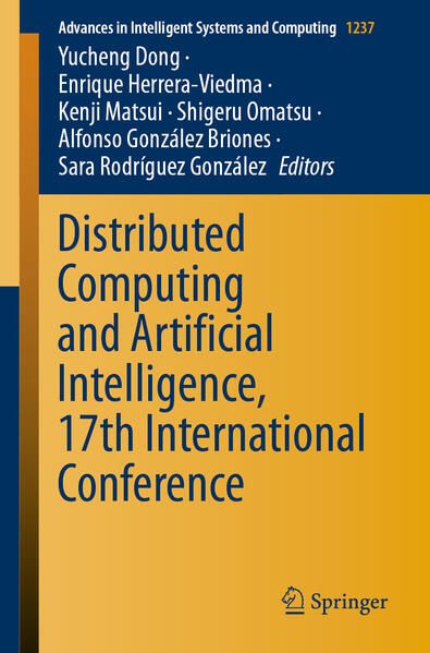 Produktbild: Distributed Computing and Artificial Intelligence, 17th International Conference