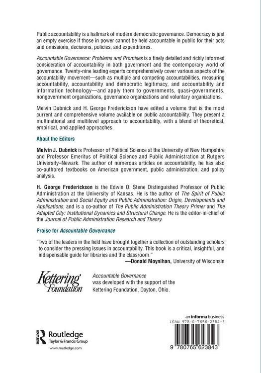 Produktbild: Accountable Governance