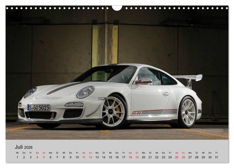 Produktbild: Porsche GT3RS 4,0 (Wandkalender 2026 DIN A3 quer), CALVENDO Monatskalender