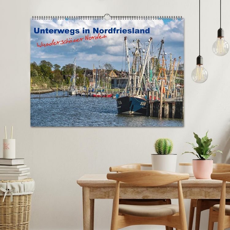Produktbild: Unterwegs in Nordfriesland (Wandkalender 2026 DIN A2 quer), CALVENDO Monatskalender