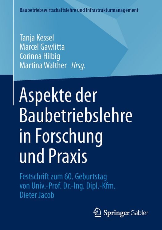 Produktbild: Aspekte der Baubetriebslehre in Forschung und Praxis