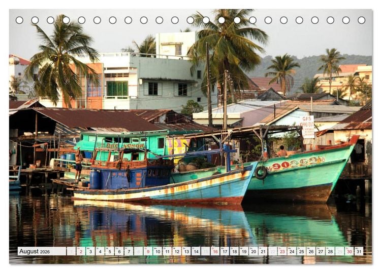 Produktbild: Vietnam (Tischkalender 2026 DIN A5 quer), CALVENDO Monatskalender