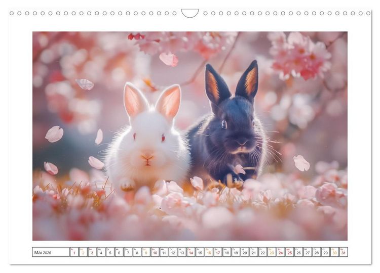 Produktbild: Lustige Hasengeschichten (Wandkalender 2026 DIN A3 quer), CALVENDO Monatskalender