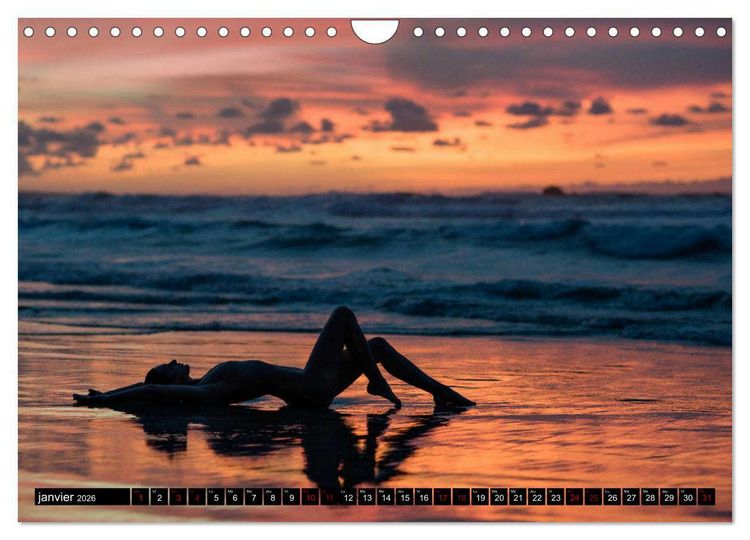 Produktbild: Lanzarote et le nu (Calendrier mural 2026 DIN A4 vertical), CALVENDO calendrier mensuel