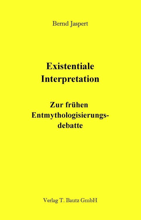 Produktbild: Existentiale Interpretation
