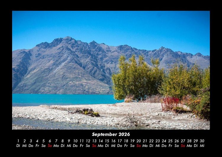 Produktbild: Die Seen der Erde 2026 Fotokalender DIN A3