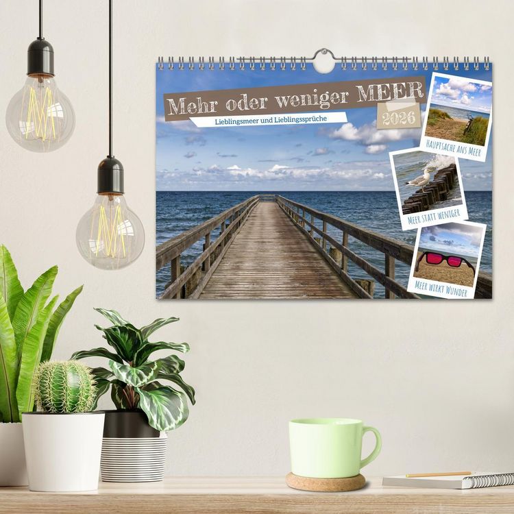 Produktbild: Mehr oder weniger Meer (Wandkalender 2026 DIN A4 quer), CALVENDO Monatskalender