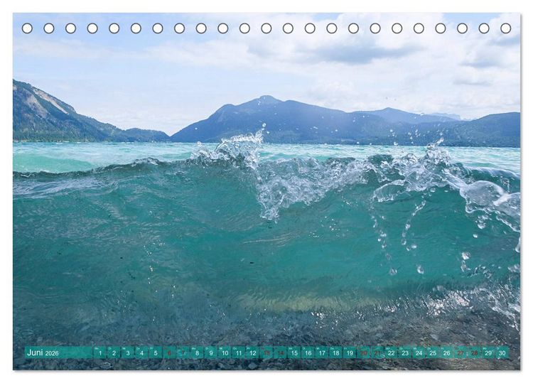 Produktbild: Garmisch Partenkirchen Land - Wasser und Berge sind Leben (Tischkalender 2026 DIN A5 quer), CALVENDO Monatskalender