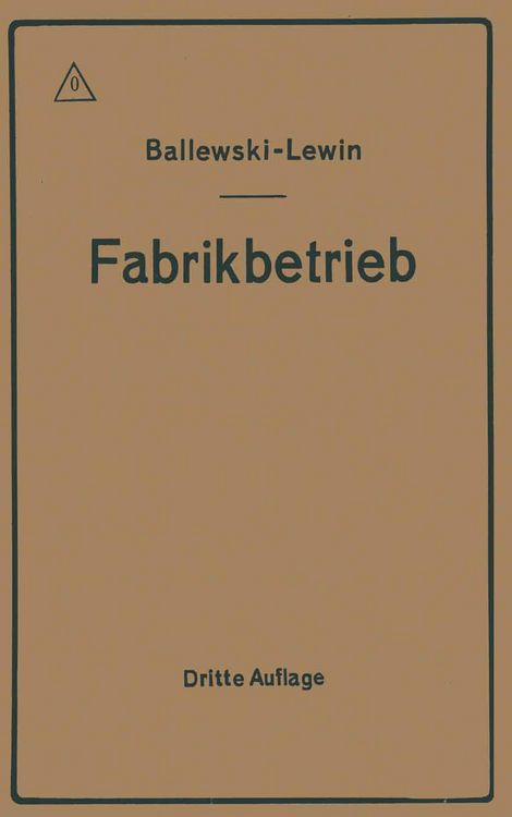 Produktbild: Der Fabrikbetrieb