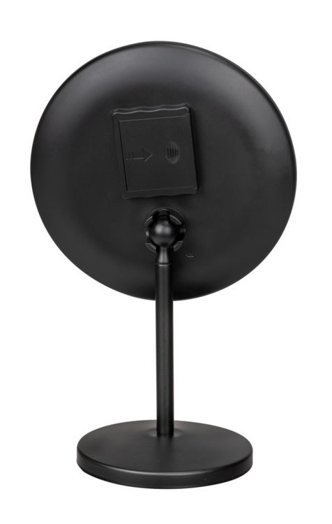 Produktbild: LED Stand-Kosmetikspiegel Mod. Onno Schwarz, mit Touch-Funktion
