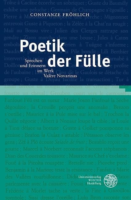 Produktbild: Poetik der F&uuml;lle