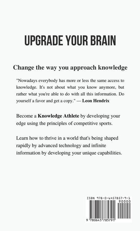 Produktbild: Knowledge Athlete