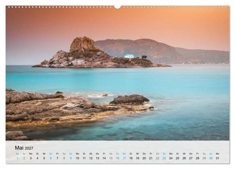Produktbild: Insel Kos - Badeparadies der S&uuml;d&auml;g&auml;is (Wandkalender 2027 DIN A2 quer), CALVENDO Monatskalender