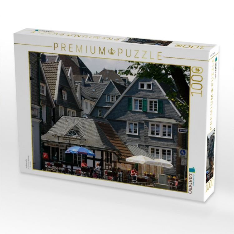 Produktbild: CALVENDO Puzzle Hellerstra&szlig;e | 1000 Teile Lege-Gr&ouml;&szlig;e 64x48cm Foto-Puzzle f&uuml;r gl&uuml;ckliche Stunden