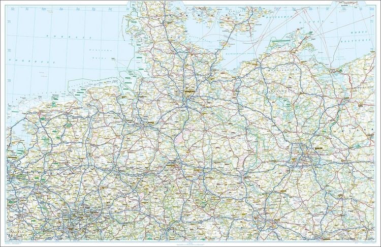 Produktbild: ADAC L&auml;nderkarte Deutschland 1:650.000