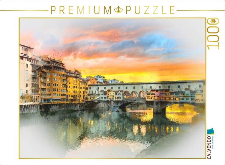 Produktbild: CALVENDO Puzzle Ein Motiv aus dem Kalender Florenz Hauptstadt der Toskana | 1000 Teile Lege-Gr&ouml;&szlig;e 64x48cm Foto-Puzzle f&uuml;r gl&uuml;ckliche Stunden
