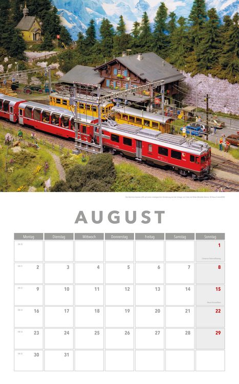 Produktbild: Modelleisenbahnen Kalender 2027
