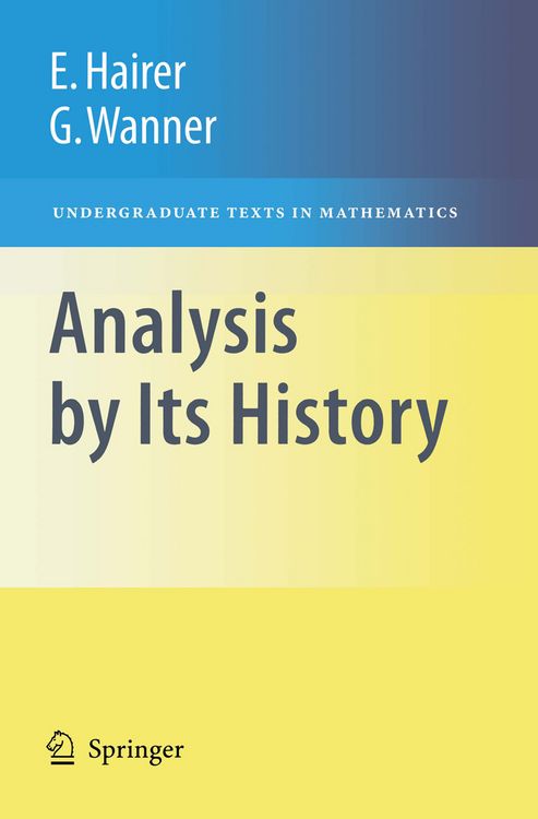Produktbild: Analysis by Its History