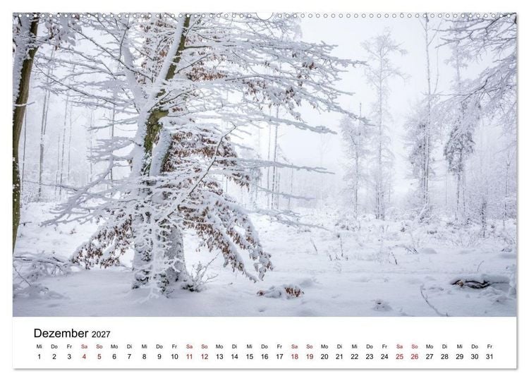 Produktbild: Zeitlose Landschaften (hochwertiger Premium Wandkalender 2027 DIN A2 quer), Kunstdruck in Hochglanz
