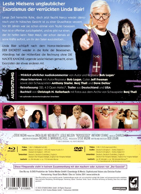 Produktbild: Von allen Geistern besessen - Repossessed - Mediabook - Cover A - Limited Edition auf 750 St&uuml;ck (Blu-ray + DVD)