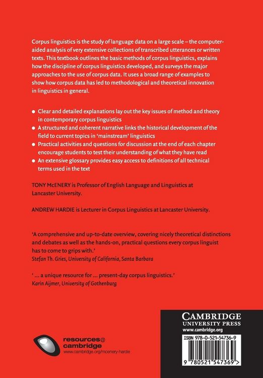 Produktbild: Corpus Linguistics