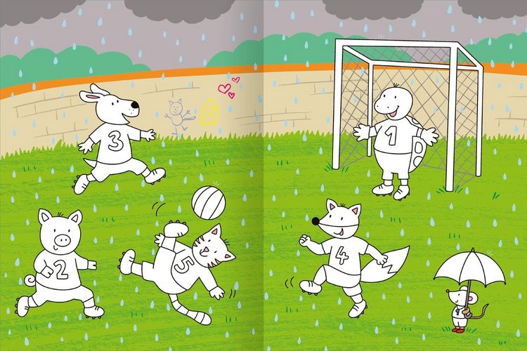 Produktbild: Mein gro&szlig;es buntes Malbuch &ndash; Fu&szlig;ball
