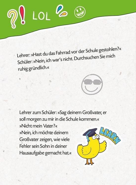 Produktbild: Das dicke Sch&uuml;ler-Witzebuch
