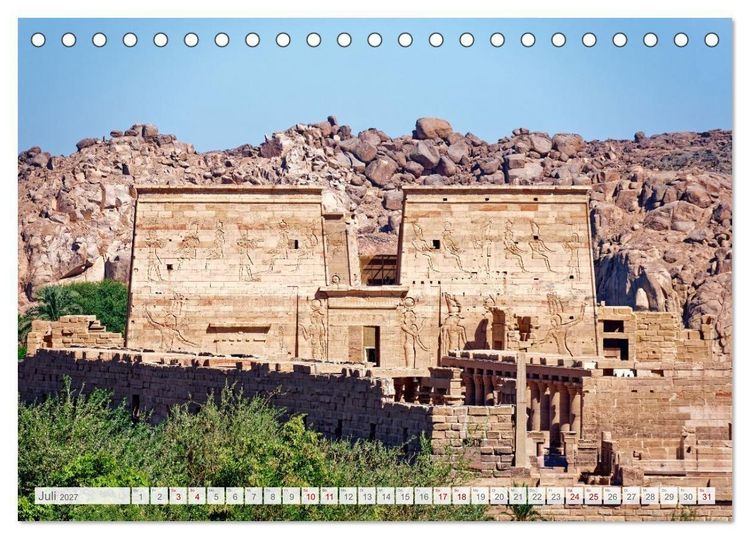 Produktbild: Das Erbe des Nils - Eine Reise zur Wiege der Menschheit (Tischkalender 2027 DIN A5 quer), CALVENDO Monatskalender