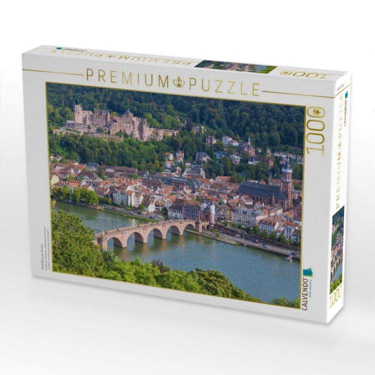 Produktbild: CALVENDO Puzzle Heidelberg am Neckar | 1000 Teile Lege-Gr&ouml;&szlig;e 64x48cm Foto-Puzzle f&uuml;r gl&uuml;ckliche Stunden