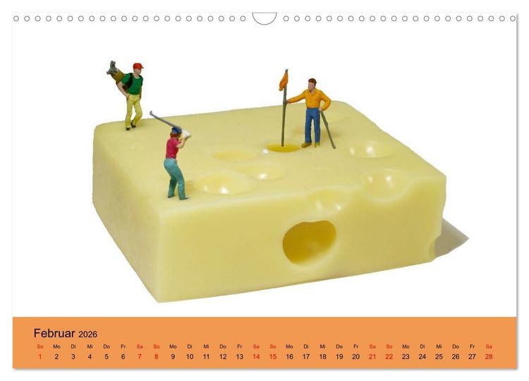 Produktbild: Little Art Food Kunstkalender (Wandkalender 2026 DIN A3 quer), CALVENDO Monatskalender
