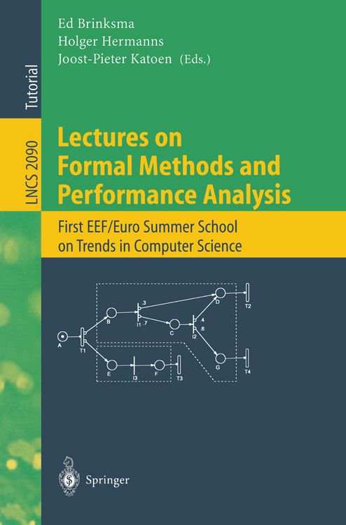 Produktbild: Lectures on Formal Methods and Performance Analysis