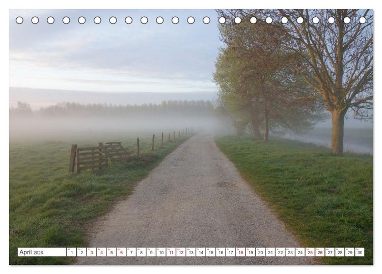 Produktbild: Die Niers im Jahreslauf (Tischkalender 2026 DIN A5 quer), CALVENDO Monatskalender