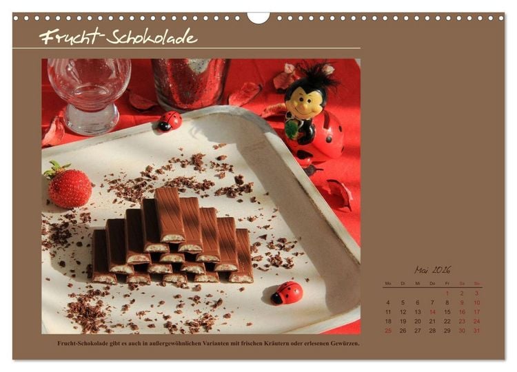 Produktbild: Schokolade - aus der Kakaobohne (Wandkalender 2026 DIN A3 quer), CALVENDO Monatskalender