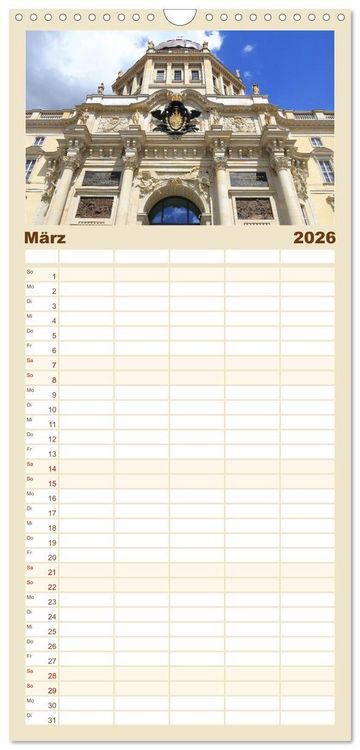 Produktbild: Familienplaner 2026 - In Berlins Mitte mit 5 Spalten (Wandkalender, 21 x 45 cm) CALVENDO