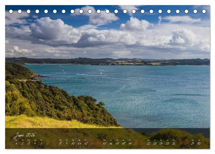 Produktbild: Neuseeland - Land der Maori (Tischkalender 2026 DIN A5 quer), CALVENDO Monatskalender