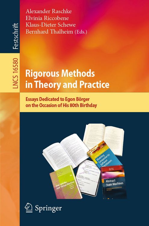 Produktbild: Rigorous Methods in Theory and Practice