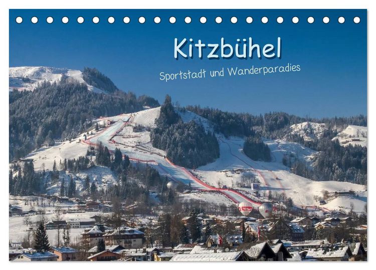 Produktbild: Kitzb&uuml;hel, Sportstadt und Wanderparadies (Tischkalender 2026 DIN A5 quer), CALVENDO Monatskalender