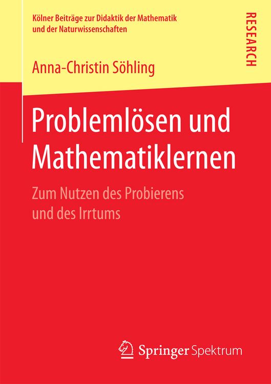Produktbild: Probleml&ouml;sen und Mathematiklernen