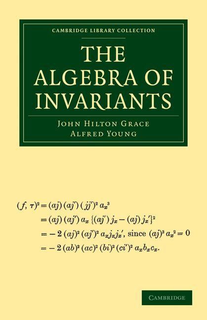 Produktbild: The Algebra of Invariants
