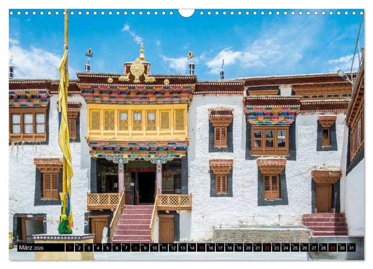 Produktbild: Ladakh - Buddhistische Kl&ouml;ster (Wandkalender 2026 DIN A3 quer), CALVENDO Monatskalender