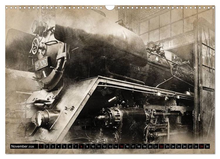 Produktbild: Dampflok Impressionen (Wandkalender 2026 DIN A3 quer), CALVENDO Monatskalender