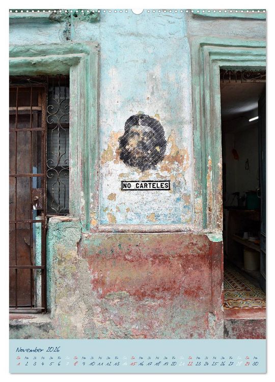 Produktbild: CUBAN GRAFITTI (hochwertiger Premium Wandkalender 2026 DIN A2 hoch), Kunstdruck in Hochglanz