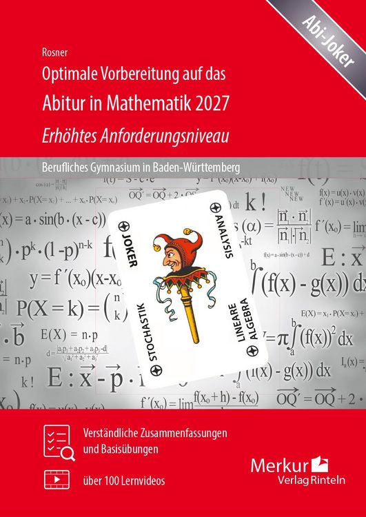 Produktbild: Optimale Vorbereitung auf das Abitur in Mathematik 2027 - Erh&ouml;htes Anforderungsniveau