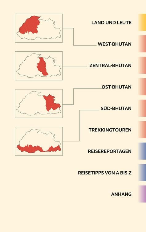 Produktbild: TRESCHER Reisef&uuml;hrer Bhutan