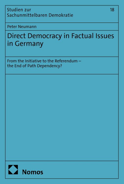 Produktbild: Direct Democracy in Factual Issues in Germany
